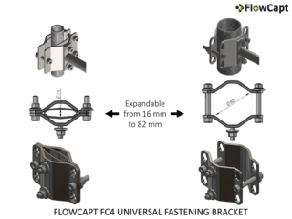 FLOWCAPT FC4 UNIVERSAL FASTENING BRACKET