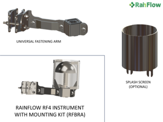 RAINFLOW RF4 INSTRUMENT WITH MOUNTING KIT (RFBRA)