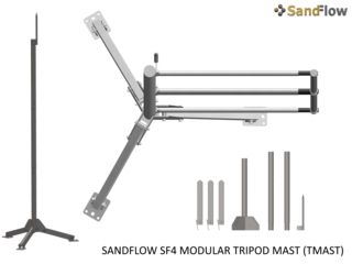 SANDFLOW SF4 MODULAR TRIPOD MAST (TMAST)